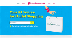 Desktop Screenshot of outletshoppers.com